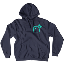 domme_heady Hoodies (No-Zip/Pullover) cyan print