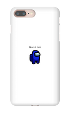 Blue is sus iPhone Phone Cases
