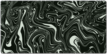 Black and White Distorted XXL Mousepad