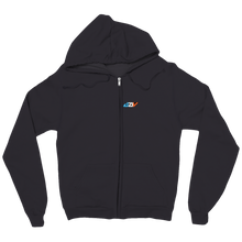 dav logo zip-up hoodie