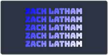 Zach Latham XXL Gaming Mousepad