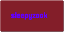 sleepy_zack XXL Gaming Mousepad