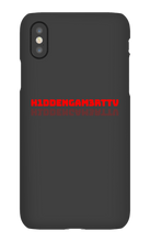 H1ddenGam3rTTV Text iPhone Case