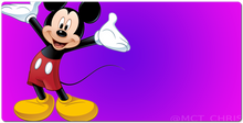 Mousepad x mickey mouse purple