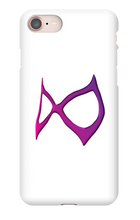 Liza Hardy iPhone Phone Cases Purple Logo