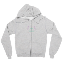 zip up helm hoodie
