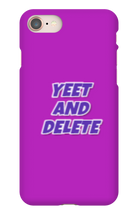 blade442211 yeet and delete iPhone Phone Cases