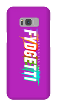 FYDGETTI White Text Design Samsung Phone Case