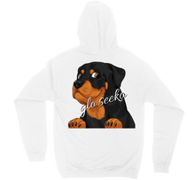 glo's Rottie Hoodie (Back Logo, Pullover)