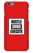 HUSTLE GRIND EXECUTE iPhone Phone Cases