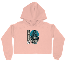 DeathRattle Womens Cropped Hoodie