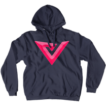 Vance Pink Logo Hoodies