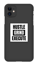 HUSTLE GRIND EXECUTE iPhone Phone Cases