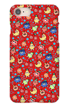 Carcasa Para iPhone de Gatos Frutales