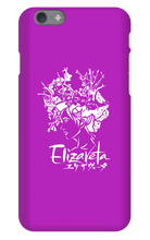 Elizaveta iPhone Cases (White On Color)