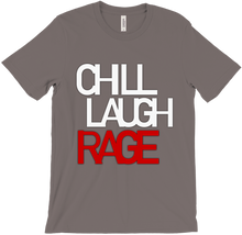 Chill Laugh Rage Slogan T-Shirts by StalkerArea51