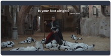 Is your foot alright? XXL Gaming Mousepad