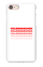 MILOSOSWEGMEN Iphone case (Red)
