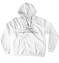 Quote hoodie  (No-Zip/Pullover)
