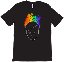 T Shirt - Rainbow Flames