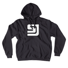 SJallday White Logo Hoodie (No-Zip/Pullover)