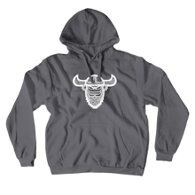 The Viking Monkey Hoodie Wht (No-Zip/Pullover)