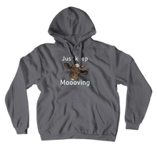 KeepMoooving(White Text) Hoodies (No-Zip/Pullover)