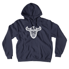 The Viking Monkey Hoodie Wht (No-Zip/Pullover)