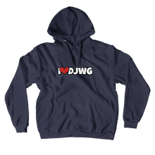 I <3 DJWG Hoodies (No-Zip/Pullover)