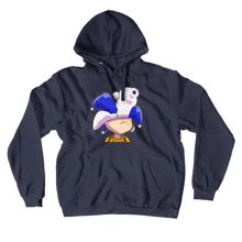 Blue/White Jester Hoodie (Pull-Over)