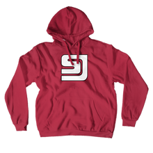 SJallday White Logo Hoodie (No-Zip/Pullover)