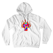 Rebellion Burning Fist Hoodies (No-Zip/Pullover)