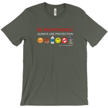 responsible tee (dark colors)