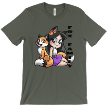 Fox Family Tee (Black Text)
