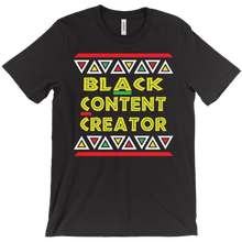Black Content Creator T-Shirts (Limited)