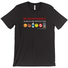 responsible tee (dark colors)