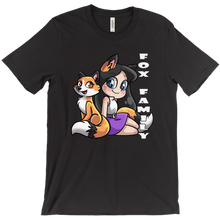 Fox Family Tee (White Text)