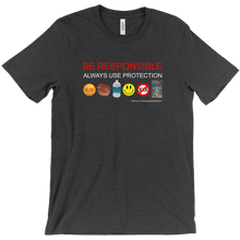 responsible tee (dark colors)