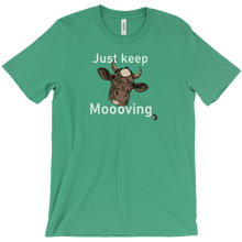 Keep Moooving (White Text) T-Shirts