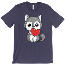 Wolf with a Heart T-Shirts