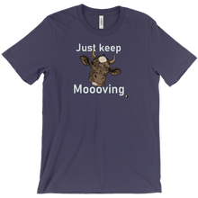 Keep Moooving (White Text) T-Shirts