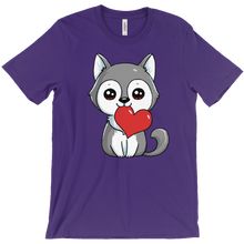 Wolf with a Heart T-Shirts