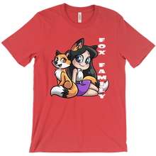Fox Family Tee (White Text)