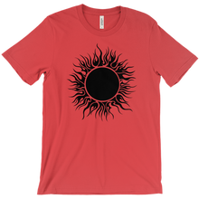 T-Shirt Sonne Schwarz