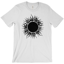 T-Shirt Sonne Schwarz