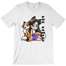 Fox Family Tee (Black Text)