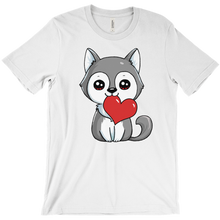 Wolf with a Heart T-Shirts