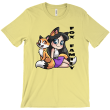 Fox Family Tee (Black Text)