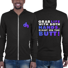 dammit2hell Logo Unisex Zip Hoodie