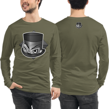 Top Hat Triblend Unisex Long Sleeve Tee